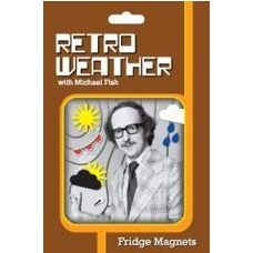 Retro Weather Kühlschrank Magnete