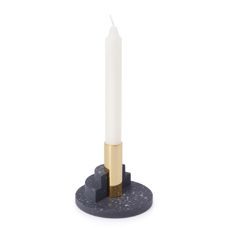 Ply Candleholder Schwarz - Kerzenhalter