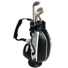 Executive Desktop Golfbag Pen Holder