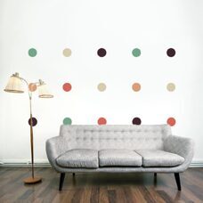 Walplus Dots Colorful 3er Set