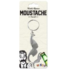 Schlüsselanhänger - Moustache Flaschenöffner